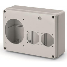 Табло за индустриални контакти IP54, UV, стенен монтаж, серия ADAPTO (1х32A и2хШуко) Scame