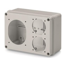 Табло за индустриални контакти IP54, UV, стенен монтаж, серия ADAPTO (1х16A и2хШуко) Scame