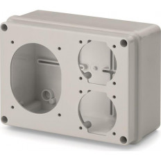 Табло за индустриални контакти IP54, UV, стенен монтаж, серия ADAPTO (1х16A и2хШуко) Scame