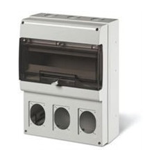 Табло за индустриални контакти и DIN модули IP66, UV, PG и М вход, серия Domino (16 DIN и 3х16A или 32A) Scame