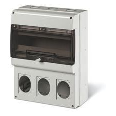 Табло за индустриални контакти и DIN модули IP66, UV, PG и М вход, серия Domino (16 DIN и 3х16A или 32A) Scame