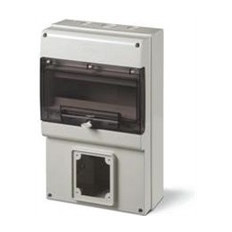 Табло за индустриални контакти и DIN модули IP66, UV, PG и М вход, серия Domino (12 DIN и 1х63A) Scame