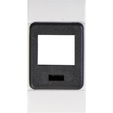 Лицев панел за 1х RJ45 Keystone, EVOLUTION 1 мод. цвят СИВ Scame