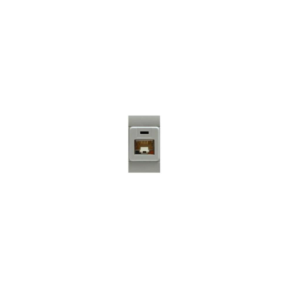 Компютърна розетка 1ХRJ45 UTP cat.6 EVOLUTION 1 мод. цвят СИВ Scame
