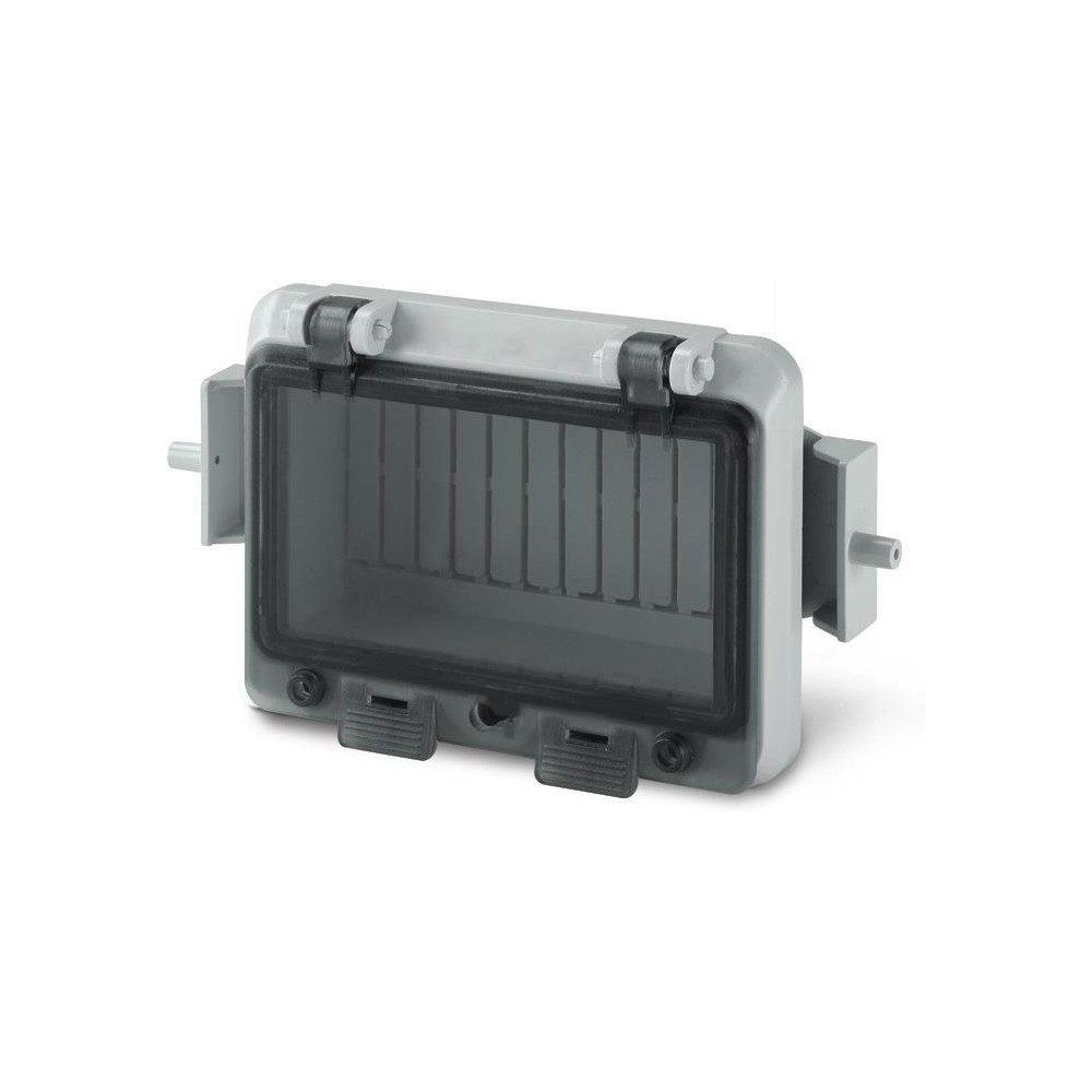 Капак за 6 DIN IP65 серия GOMMA гумирано + DIN шина Scame