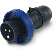 Промишлен щепсел 2P+Е 32A IP66/67/69 серия Optima Heavy Duty Scame