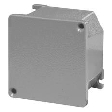 АЛУМИНИЕВА КЛЕМНА КУТИЯ, 100Х100Х59ММ, IP66