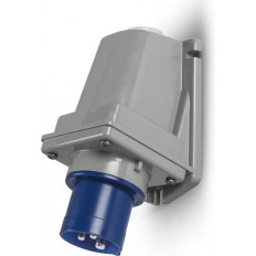 Промишлен щепсел 2P+Е 16A 200-250V IP44/54, 6h серия Optima за открит монтаж Scame 