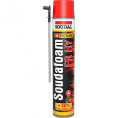 Огнеупорна монтажна пяна Soudal FR HY, ръчна, 750 ml