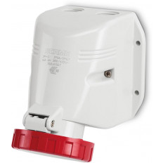 Промишлен контакт 3P+Е 16A 6h IP66 серия Optima Top M25 открит монтаж Scame