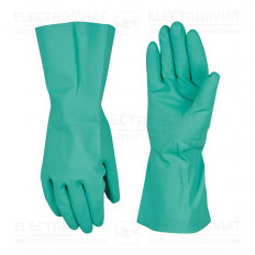 РАБОТНИ РЪКАВИЦИ ACTIVE CHEM, DIAMOND GRIP, ЗЕЛЕН НИТРИЛ-10/XL