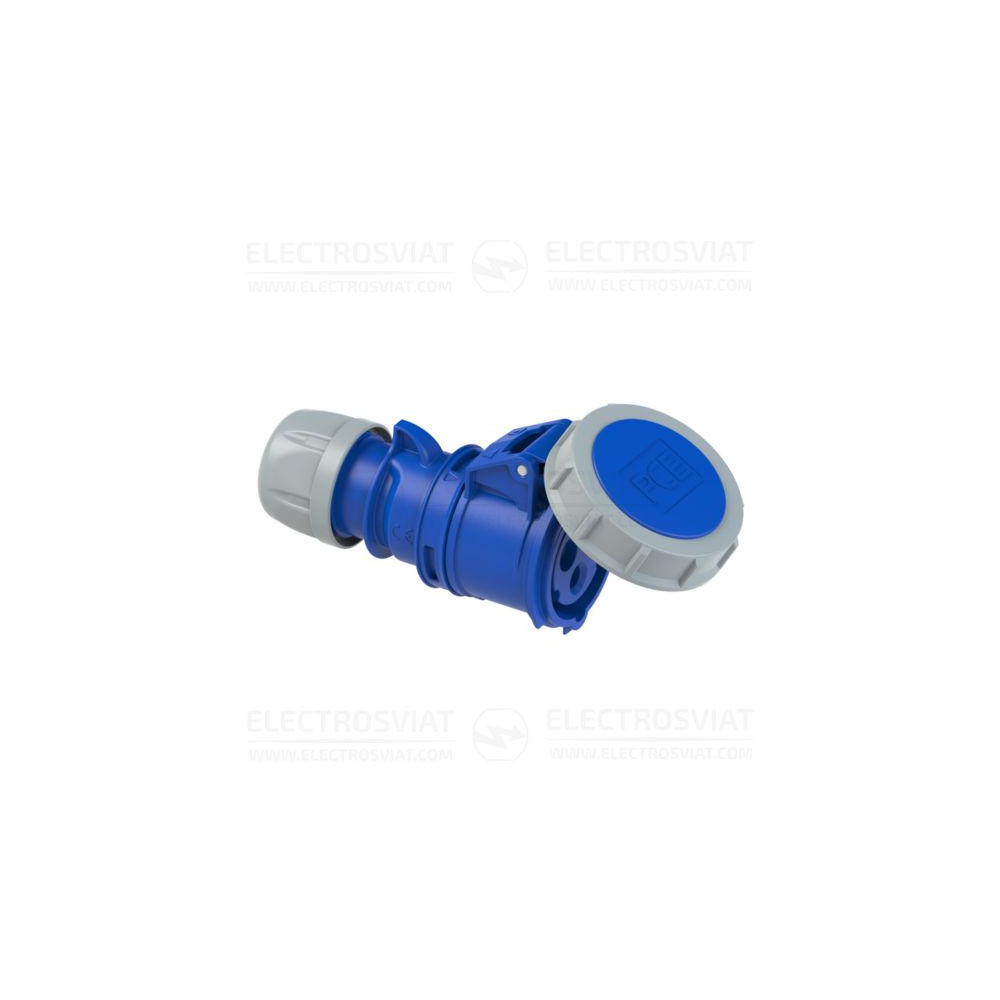 ИНДУСТРИАЛЕН КОНТАКТ С ВИНТОВИ КЛЕМИ, 2P+PE 16A, 230V, IP67, СЕРИЯ SHARK