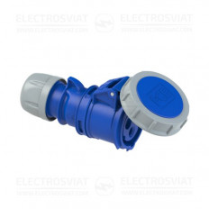 ИНДУСТРИАЛЕН КОНТАКТ С ВИНТОВИ КЛЕМИ, 2P+PE 32A, 230V, IP67, СЕРИЯ SHARK