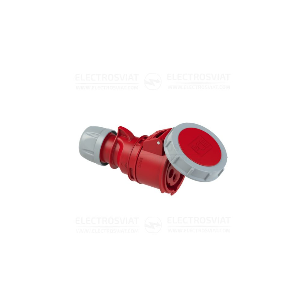 ИНДУСТРИАЛЕН КОНТАКТ С ВИНТОВИ КЛЕМИ, 3P+PE 32A, 400V, IP67, СЕРИЯ SHARK