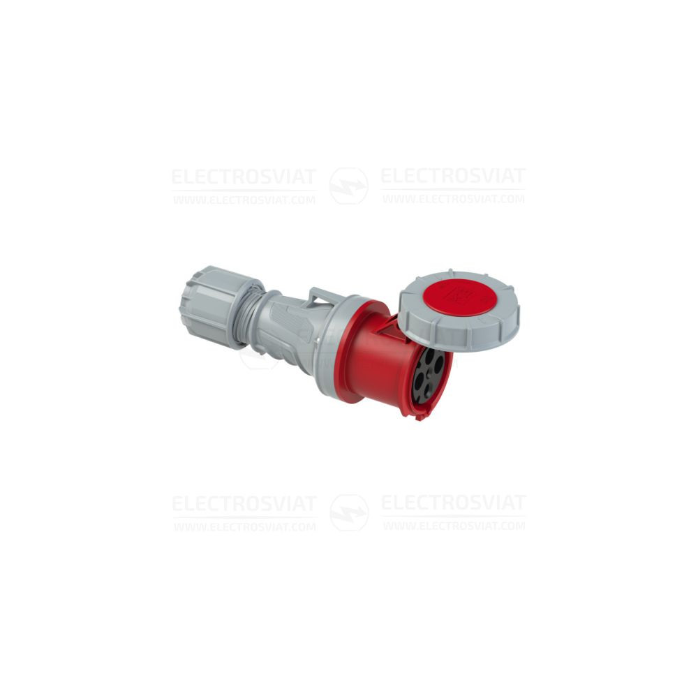 ИНДУСТРИАЛЕН КОНТАКТ С ВИНТОВИ КЛЕМИ, 3P+PE 63A, 400V, IP66/67, СЕРИЯ POWER TWIST