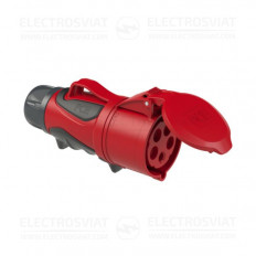 ИНДУСТРИАЛЕН КОНТАКТ, 3P+PE+N 32A, 400V, IP54, НИКЕЛИРАНИ КОНТАКТИ, СЕРИЯ GRIP