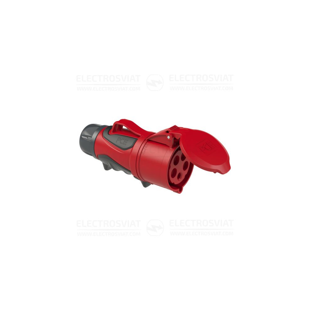 ИНДУСТРИАЛЕН КОНТАКТ, 3P+PE+N 32A, 400V, IP54, НИКЕЛИРАНИ КОНТАКТИ, СЕРИЯ GRIP