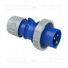 ИНДУСТРИАЛЕН ЩЕПСЕЛ С ВИНТОВИ КЛЕМИ, 2P+PE 16A, 230V, IP66/67, СЕРИЯ SHARK