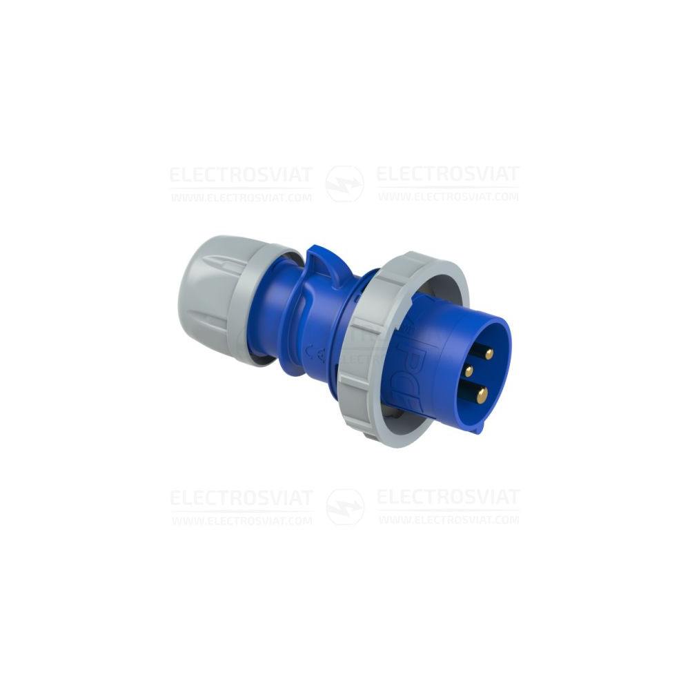 ИНДУСТРИАЛЕН ЩЕПСЕЛ С ВИНТОВИ КЛЕМИ, 2P+PE 16A, 230V, IP66/67, СЕРИЯ SHARK