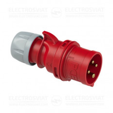 ИНДУСТРИАЛЕН ЩЕПСЕЛ С ВИНТОВИ КЛЕМИ, 3P+PE 32A, 400V, IP44, СЕРИЯ SHARK