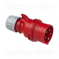ИНДУСТРИАЛЕН ЩЕПСЕЛ С ВИНТОВИ КЛЕМИ, 3P+PE+N 16A, 400V, IP44, СЕРИЯ SHARK