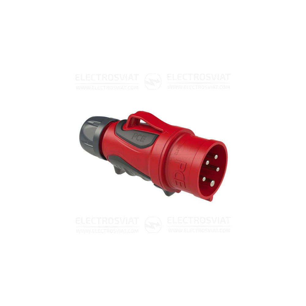 ИНДУСТРИАЛЕН ЩЕПСЕЛ, 3P+PE+N 16A, 400V, IP44, НИКЕЛИРАНИ КОНТАКТИ, СЕРИЯ GRIP