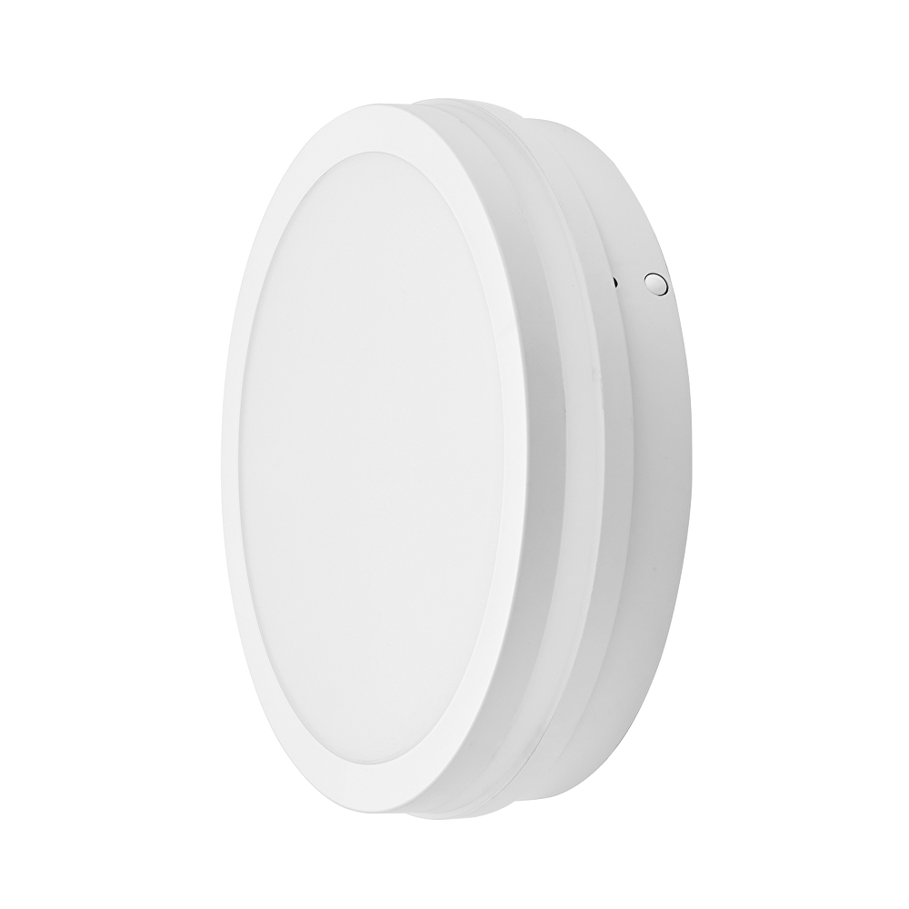 LED ВЛАГОЗАЩИТЕНА ПЛАФОНИЕРА С МИКРОВЪЛНОВ СЕНЗОР ЗА ДВИЖЕНИЕ, БЯЛА, 18W, 3000K/4000K/6500K, 220V-240V AC, IP54