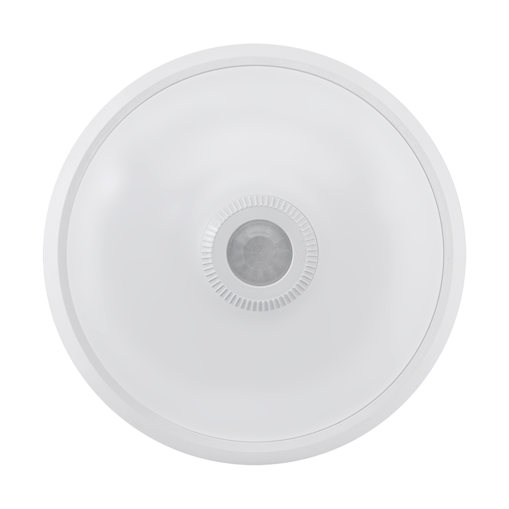 LED ПЛАФОНИЕРА С PIR СЕНЗОР ЗА ДВИЖЕНИЕ, КРЪГ, БЯЛА, 15W, 4000K, 220-240V AC, НЕУТРАЛНА СВЕТЛИНА, IP20