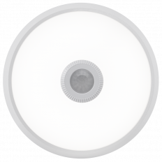 LED ПЛАФОНИЕРА С PIR СЕНЗОР ЗА ДВИЖЕНИЕ, КРЪГ, БЯЛА, 15W, 4000K, 220-240V AC, НЕУТРАЛНА СВЕТЛИНА, IP20