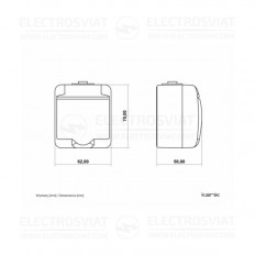 ДЕВИАТОРЕН КЛЮЧ, KARLIK JUNIOR, IP54, ЧЕРЕН