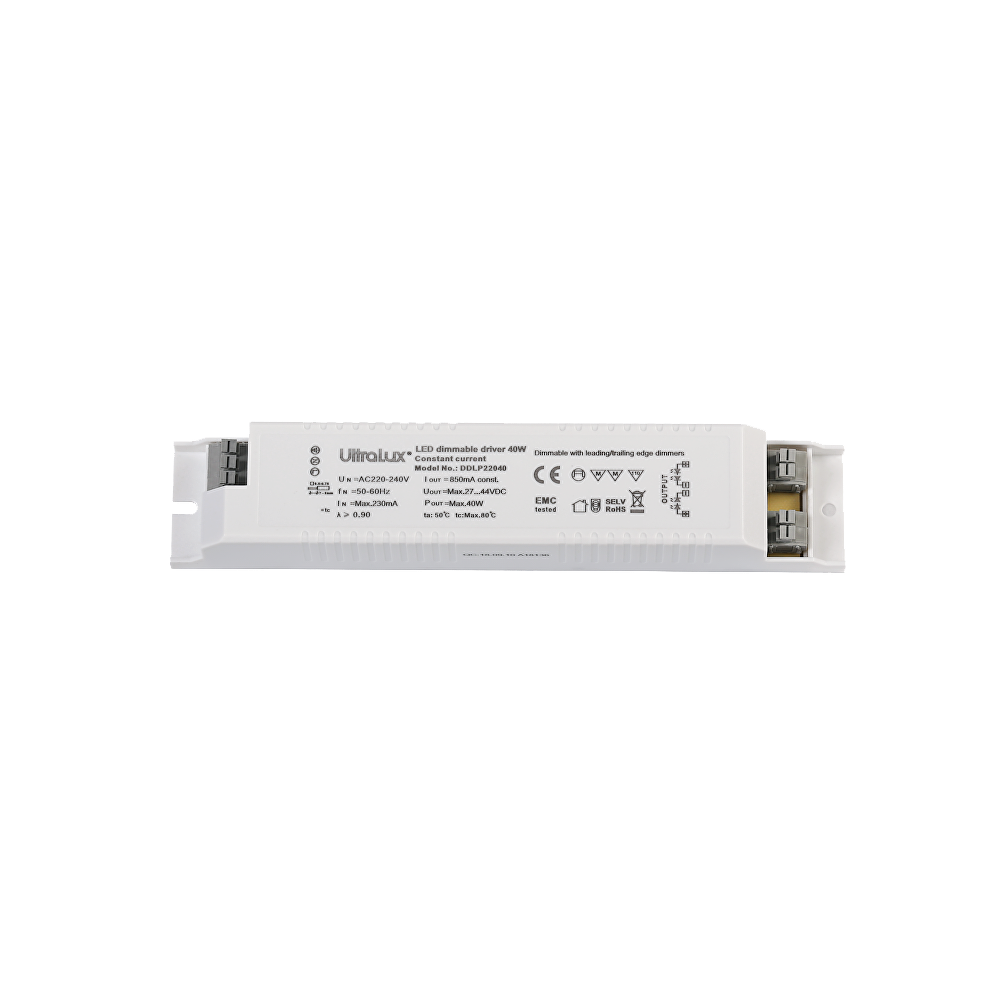 ДИМИРАЩ TRIAC ДРАЙВЕР ЗА LED ПАНЕЛ 40W 850MA, 220-240V AC