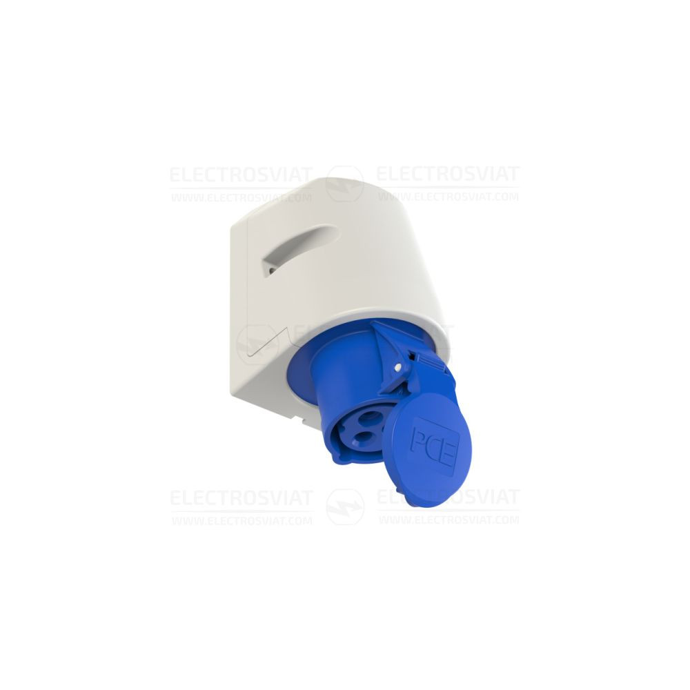 ИНДУСТРИАЛЕН КОНТАКТ ЗА ОТКРИТ МОНТАЖ, 2P+PE 16A, 230V, IP44