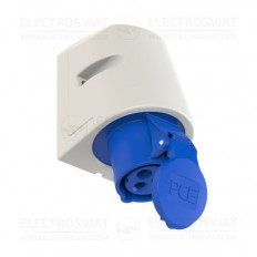 ИНДУСТРИАЛЕН КОНТАКТ ЗА ОТКРИТ МОНТАЖ, 2P+PE 32A, 230V, IP44
