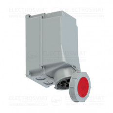 ИНДУСТРИАЛЕН КОНТАКТ ЗА ОТКРИТ МОНТАЖ, 3P+PE+N 125A, 400V, IP66/67, СЕРИЯ POWER TWIST