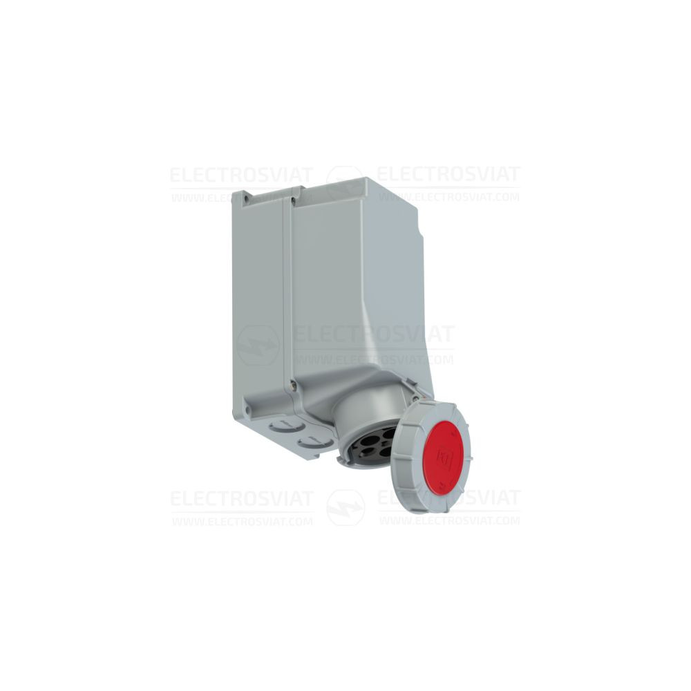 ИНДУСТРИАЛЕН КОНТАКТ ЗА ОТКРИТ МОНТАЖ, 3P+PE+N 125A, 400V, IP66/67, СЕРИЯ POWER TWIST