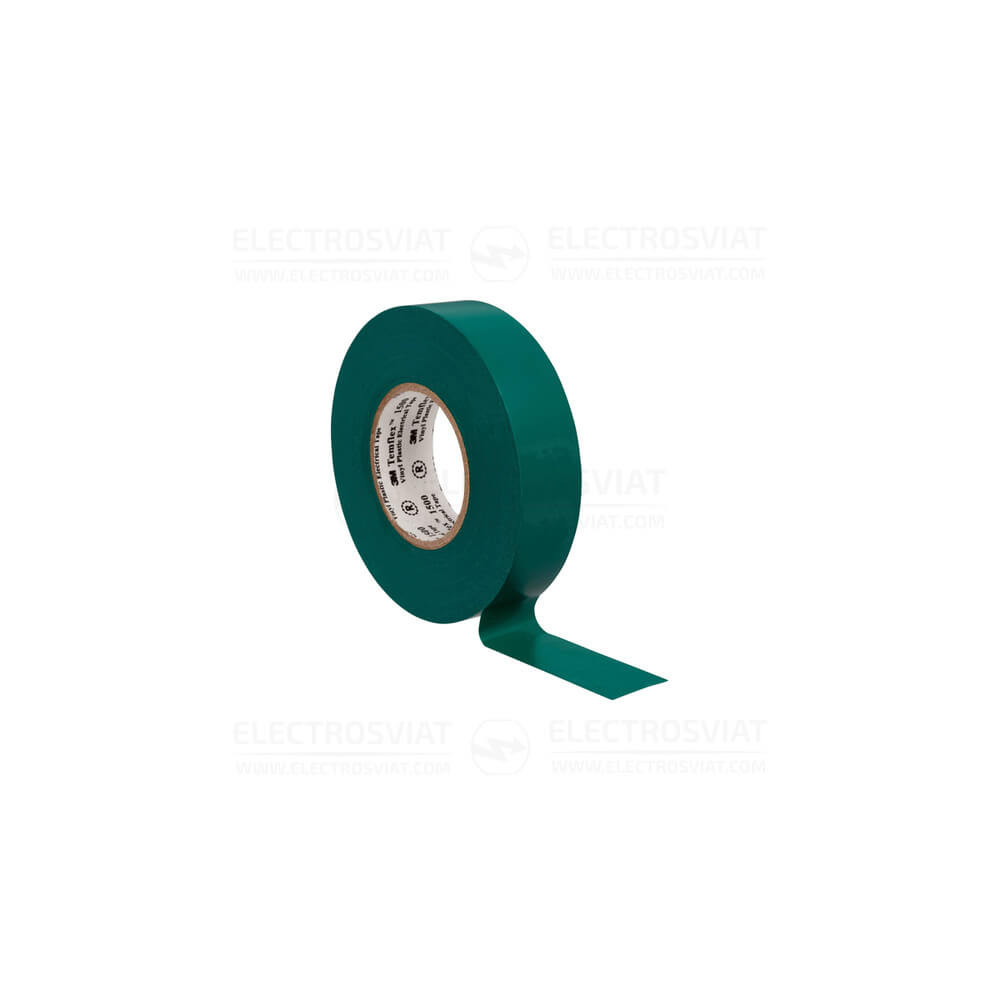 ИЗОЛИРБАНД, 3М TEMFLEX, 20М/19ММ, ЗЕЛЕН ИЗОЛИРБАНД, 3М TEMFLEX, 20М/19ММ, ЗЕЛЕН