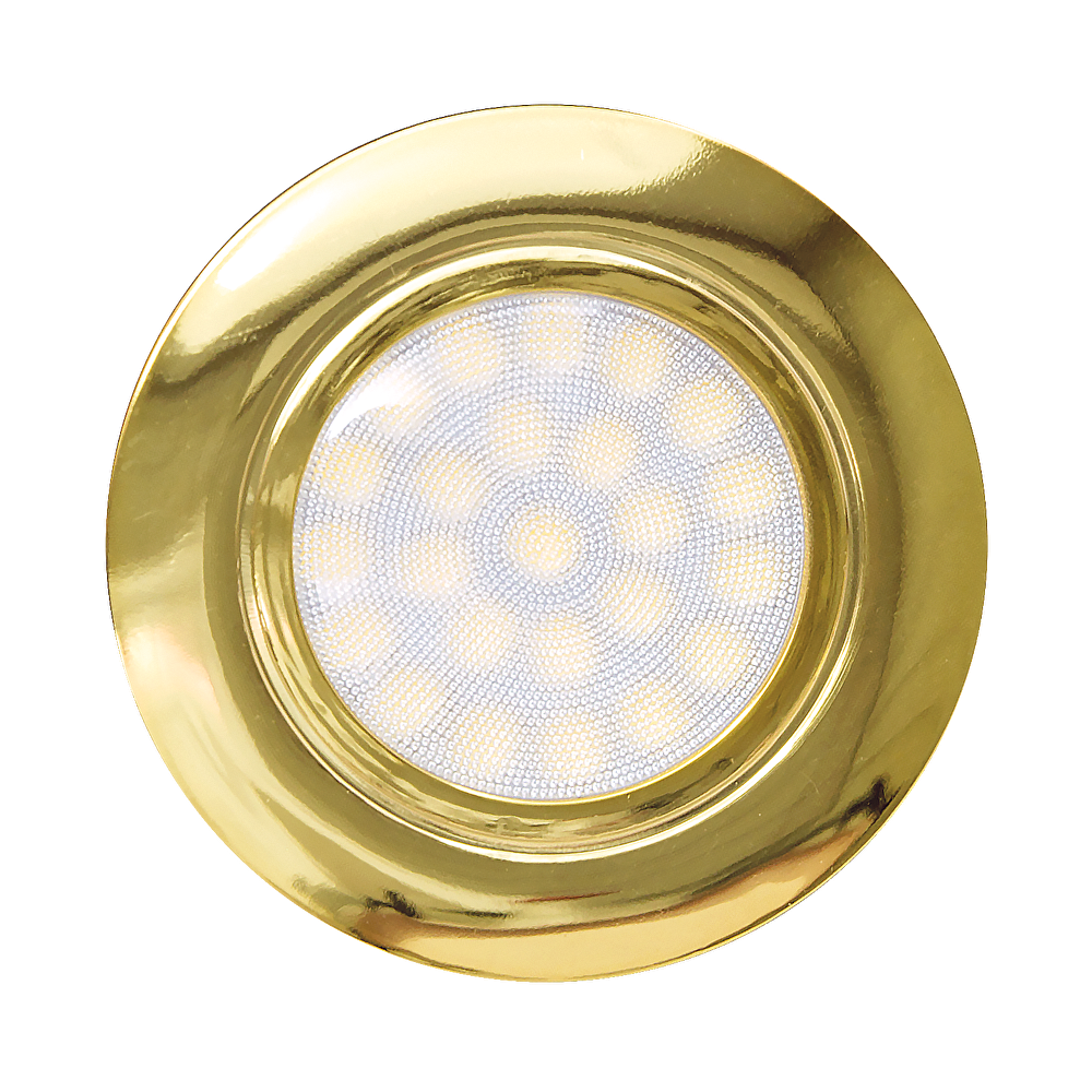 МИНИ LED ЛУНА ЗА ВГРАЖДАНЕ IP44 4W, 4200K, 220V, 60, НЕУТРАЛНА СВЕТЛИНА, ЗЛАТО