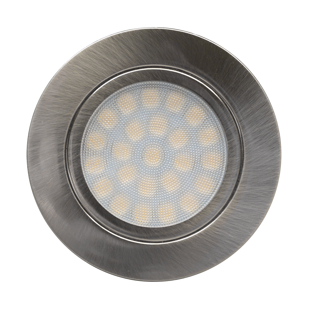 МИНИ LED ЛУНА ЗА ВГРАЖДАНЕ IP44 4W, 4200K, 220V, 60, НЕУТРАЛНА СВЕТЛИНА, САТИНИРАН НИКЕЛ