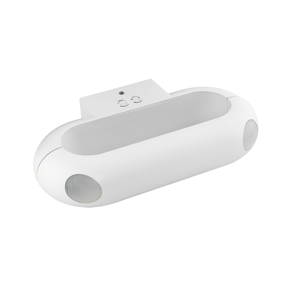 LED ЛАМПА С PIR СЕНЗОР ЗА ДВИЖЕНИЕ, ЗА СТЕНА, БЯЛА, 18W, 4000K, 220-240V AC, IP65