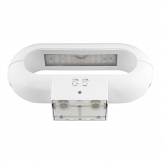 LED ЛАМПА С PIR СЕНЗОР ЗА ДВИЖЕНИЕ, ЗА СТЕНА, БЯЛА, 18W, 4000K, 220-240V AC, IP65