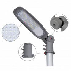 LED ТЯЛО ЗА УЛИЧНО ОСВЕТЛЕНИЕ, IP66, 220V-240V AC, 40W, 4000K, 5200LM
