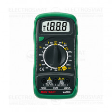 ДИГИТАЛЕН МУЛТИЦЕТ, LCD (2000) VDC, VAC, ADC, OHM, C, MAS838