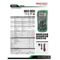 ДИГИТАЛЕН МУЛТИЦЕТ, LCD(4000), VDC, VAC, ADC, AAC, OHM, F, C, HZ, MS8360G