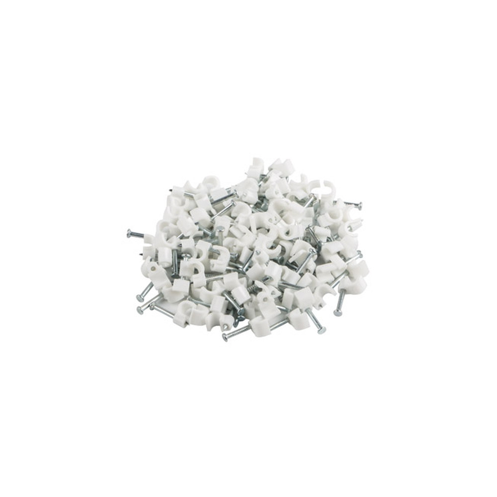 КАБЕЛЕН КЛИПС LANBERG CABLE CLIPS 3,5MM 100PCS, БЕЛИ КАБЕЛЕН КЛИПС LANBERG CABLE CLIPS 3,5MM 100PCS, БЕЛИ