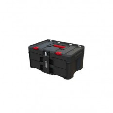 КУТИЯ С 2 ЧЕКМЕДЖЕТА STACKNROLL, 481х330х233 ЧЕРЕН/ЧЕРВЕН