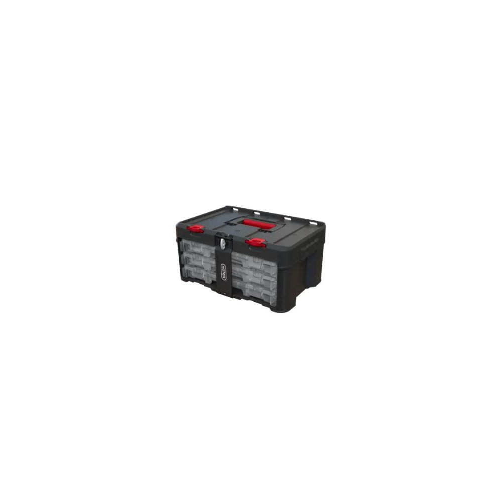 КУТИЯ С 3 ЧЕКМЕДЖЕТА STACKNROLL, 481х330х233 ЧЕРЕН/ЧЕРВЕН