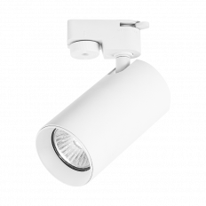 ТЯЛО ЗА РЕЛСОВ МОНТАЖ, ДВУПРОВОДНО, GU10, 220-240V AC, IP20, БЯЛ