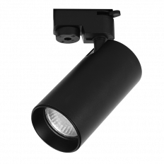 ТЯЛО ЗА РЕЛСОВ МОНТАЖ, ДВУПРОВОДНО, GU10, 220-240V AC, IP20, ЧЕРЕН