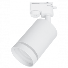 ТЯЛО ЗА РЕЛСОВ МОНТАЖ, ДВУПРОВОДНО, GU10, 220-240V AC, БЯЛ