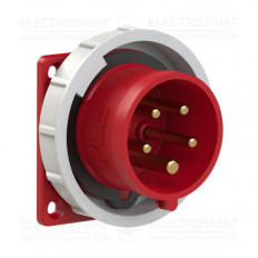 ИНДУСТРИАЛЕН ЩЕПСЕЛ ЗА ПАНЕЛЕН МОНТАЖ 75х75ММ, 3P+PE+N 32A, 400V, IP67